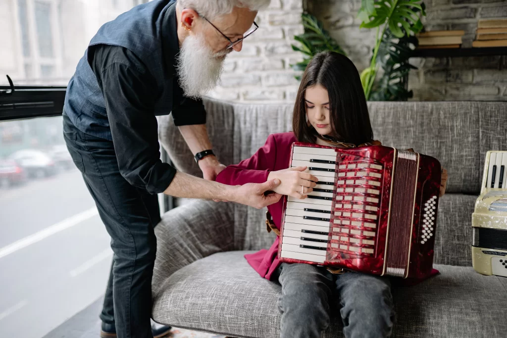 Cours d'accordéon à domicile