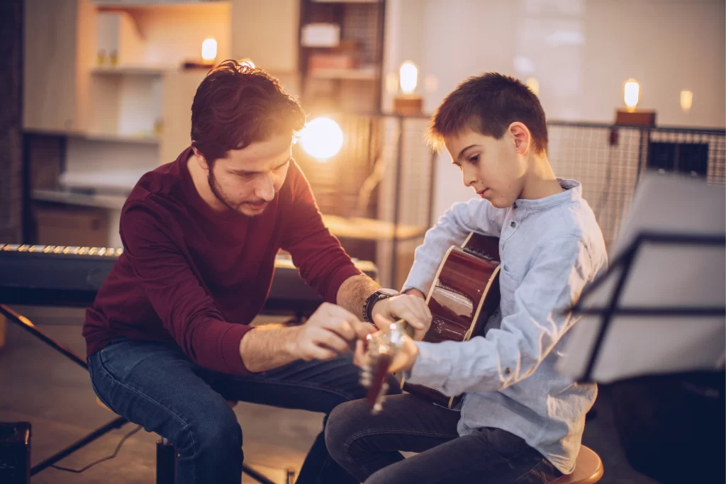 cours de guitare à domicile