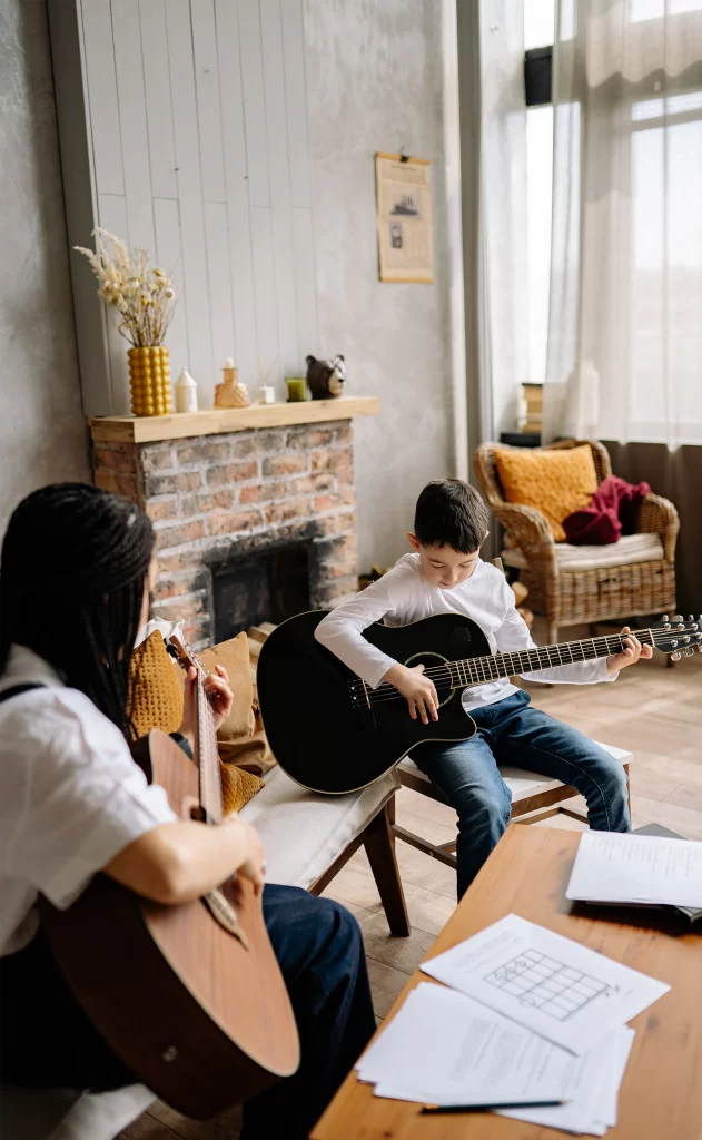 cours de guitare à domicile