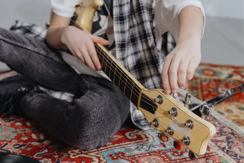 cours de guitare électrique à domicile