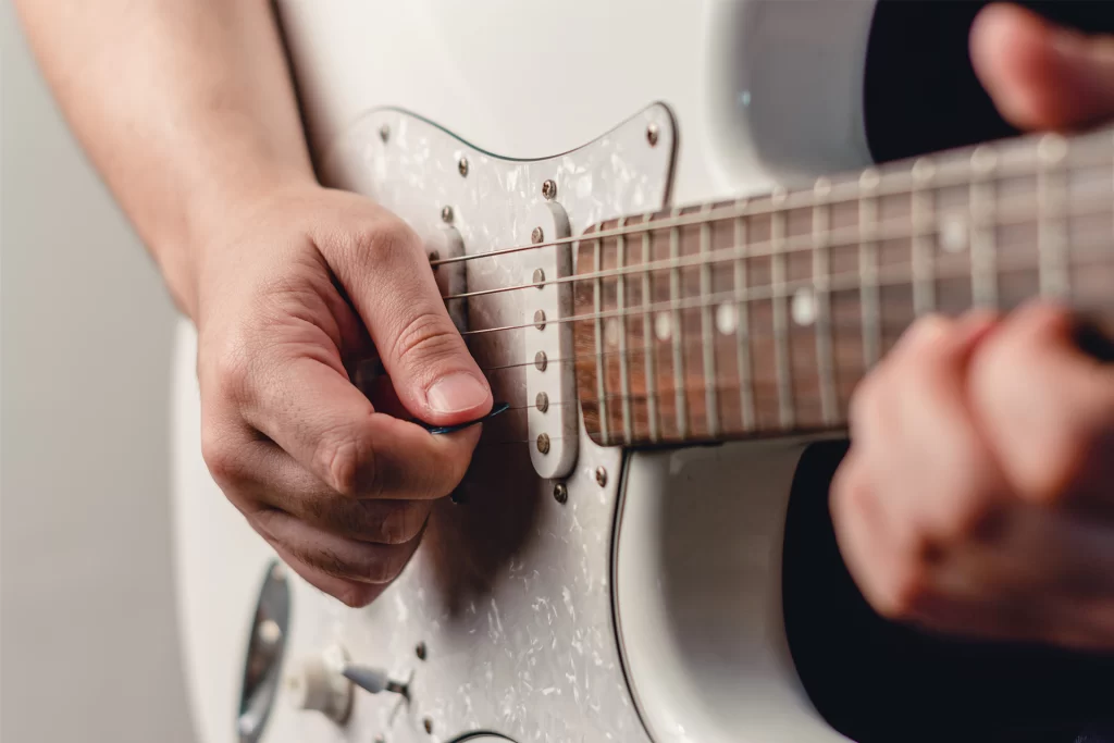 cours de guitare électrique à domicile